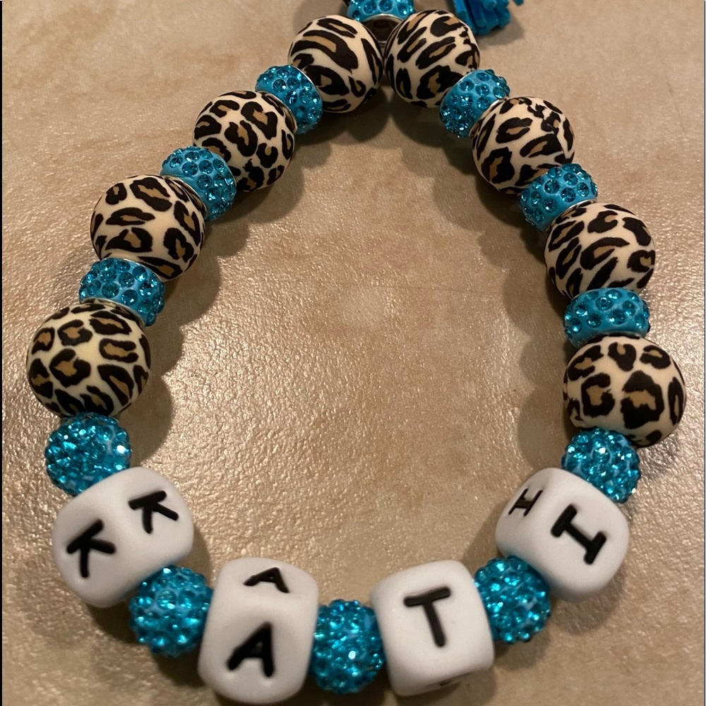 Customize Leopard Print Keychain - image 1